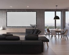 120 inch projection screen high-definition 4K wall mounted, wall mounted screen