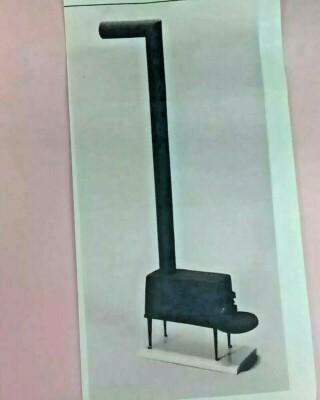 Dollhouse Miniature Harmony Forge Handcrafted Shaker Stove Kit   1:2  Scale