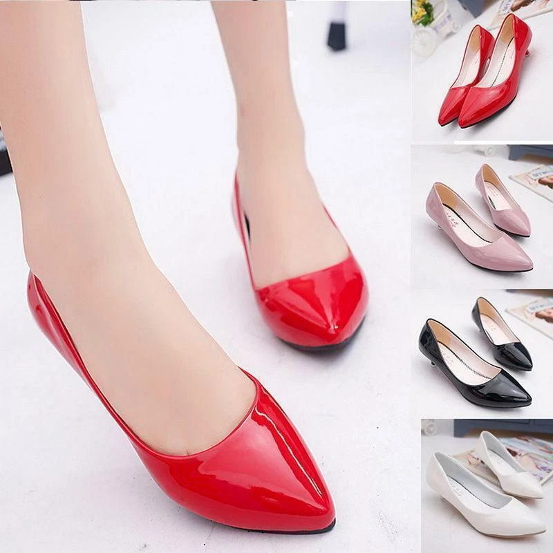Casual shoes with cheap 1 inch heel