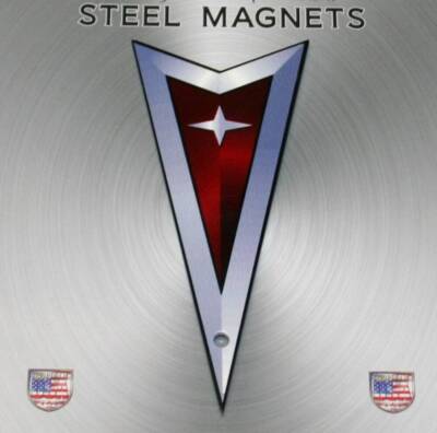 Pontiac Arrow Emblem   Flat Steel Magnet 5  x 2  Non OE Badge