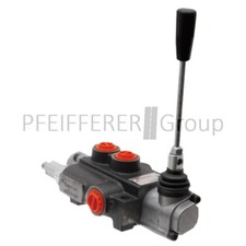 Hand lever valve 40l/min 1 lever 1 x ew A closed, spring return