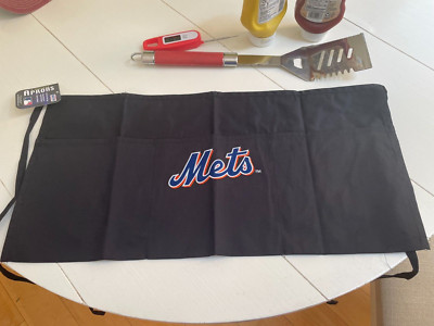 NEW YORK METS GRILLING- BAR B QUE-TAILGATING-BAR APRON- STITCHED LOGO -NWT