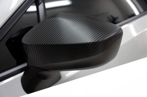 Pellicola design nero carbonio molti veicoli specchio premium alloggiamento specchio cappuccio - Foto 1 di 2
