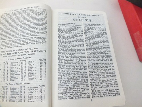 Holman Order Of The Eastern Star Masonic Holy Bible w/ Original Box KJV Leather - Picture 9 of 12