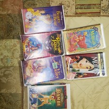 walt disney black diamond vhs tapes lot