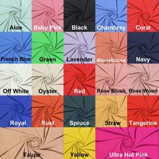 Jersey Shinny Polyester Manhattan Air Flow Knit Fabric Stretch Dress Fabric