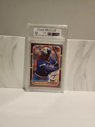💎💎 1987 Donruss #38 Fred McGriff 💎 GRADED FGC10 MINT 💎💎 