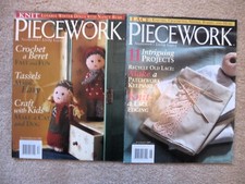2 Piecework Magazines Jul/Aug 2005 Nov/Dec 2005