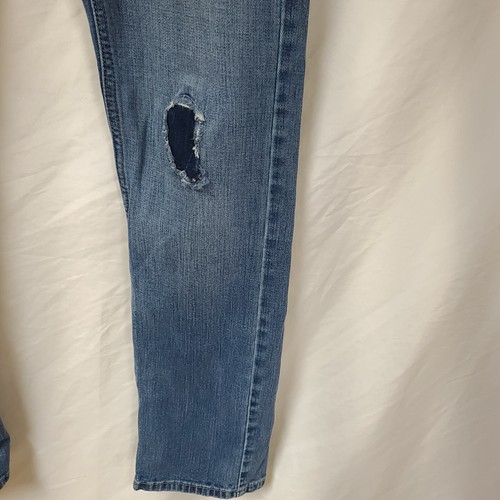 Levi's 511 Slim Fit Youth Boys Size 18 Reg Distressed Denim Jeans 30x30 - Picture 6 of 12