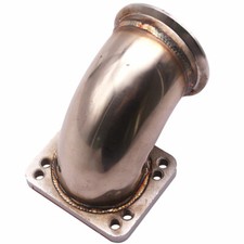 3 V-band 90 Degree Elbow Stainless Steel For T3 T4 Turbo Adapter Flange