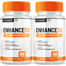  2 Pack Enhance RX Men Pills, Maximize Energy, Vitality  Stamina 120 Capsules