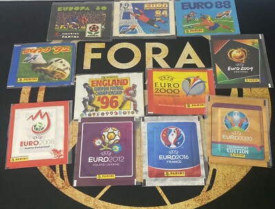 Panini UEFA European Champions EURO Complete Collection 1980-2020 Sticker Packs