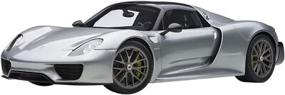 Finished Product AUTOart 1/12 Porsche 918 Spyder Weissach Silver