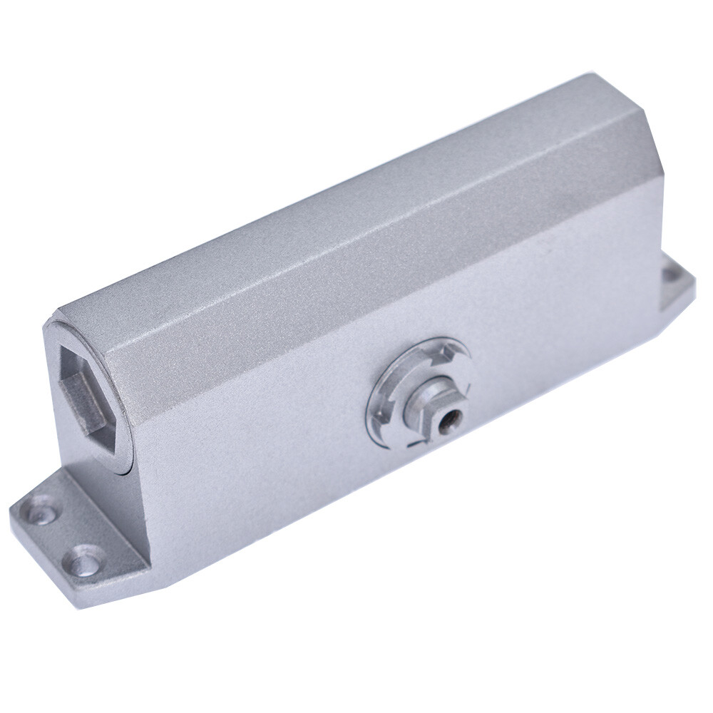 2-Pack Aluminum Commercial Door Closer – 45-65KG Weight Capacity – Independent Valve Control, Sweep Adjustment