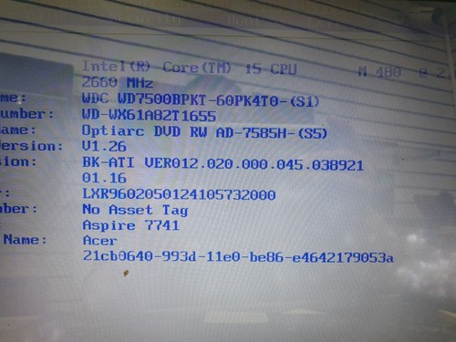 Acer Aspire 7741G CPU Processor SLC27 Intel i5-480M 2.67GHz Socket G1 Fully Work - Picture 4 of 11