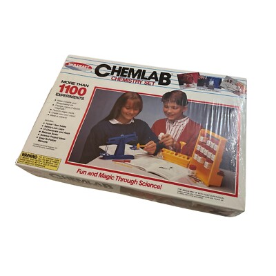 Vintage 1990 Skilcraft CHEMLAB Chemistry Set New Sealed 1100+ Experiments