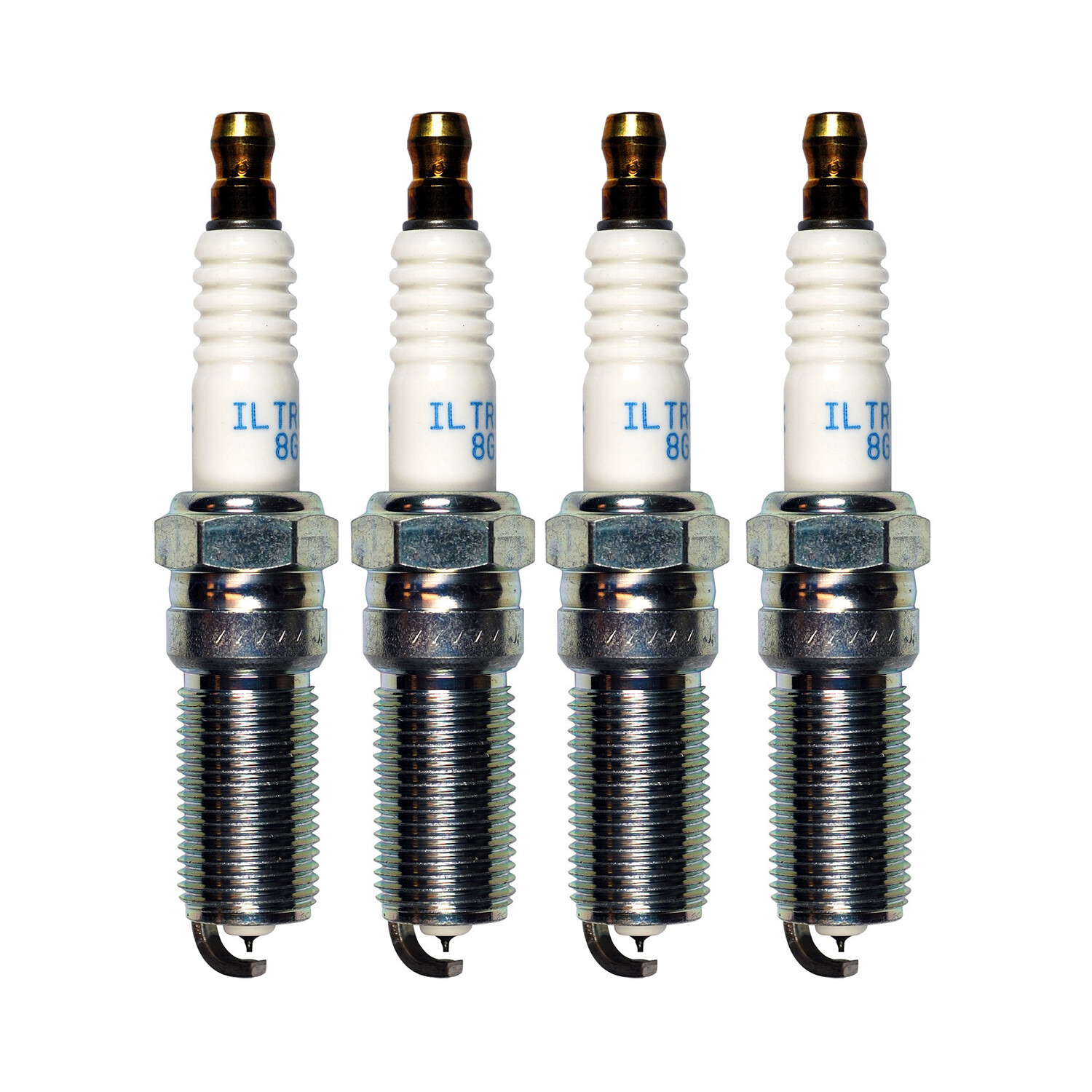 NGK Laser Iridium Spark Plug Set 4 Pieces 96870 For Ford Fiesta 1.6 L4 11-19