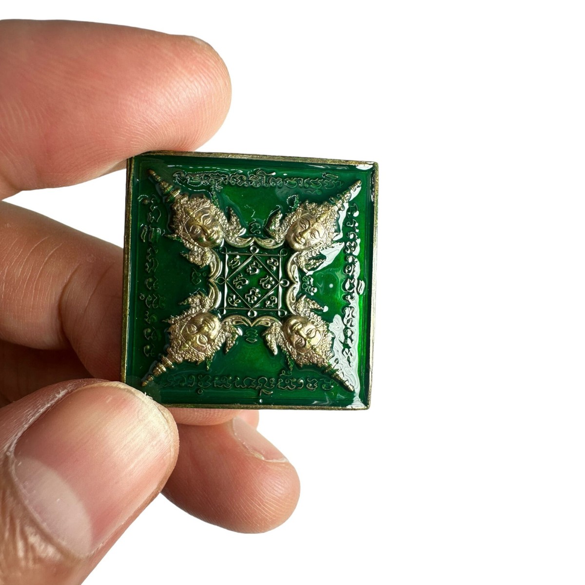 Top Luang Pu Maha Sila .(龙普玛哈西拉) .Phra Phrom, Yantra over