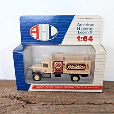 NEW BOX 1/64 Mack Model BM Watkins Delivery Truck Model American Highway Legends