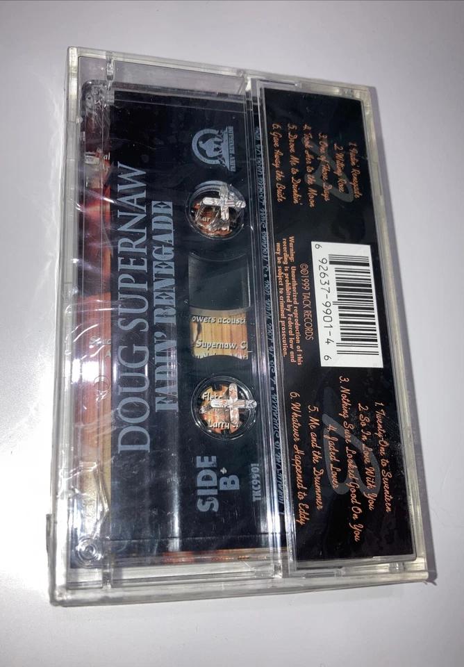 Doug Supernaw Fadin' Renegade 1999 Tack Records- Music Cassette Brand New - Image 3 of 4
