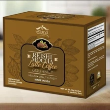 (USA SELLER)Eternal New Reishi  Mocha Latte Coffee Ganoderma, Mushroom, Healthy 