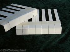 Klavier Flügel Beläge Tasten Kunststoff  Klaviaturbeläge Fronten neu