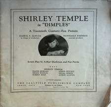 Shirley Temple in "Dimples" Vintage Souvenir Story Booklet 1936 - No Cover