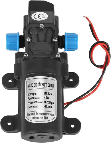 Dp005A2,Diaphragm Pumps Dc 12V 45W Micro Diaphragm Water Self Priming Pump Low - Picture 3 of 5