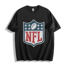 NFL Logo T-Shirt - Classic Shield Design Unisex Tee