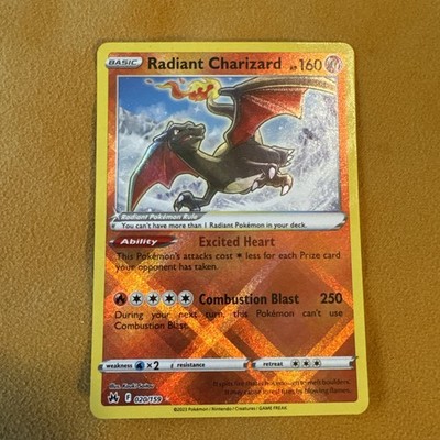 Pokemon Radiant Charizard Crown Zenith 020/159 Holo Radiant Rare NM/M