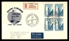 Mayfairstamps Finland FDC 1956 block Porkkala Helsinki registered air mail First