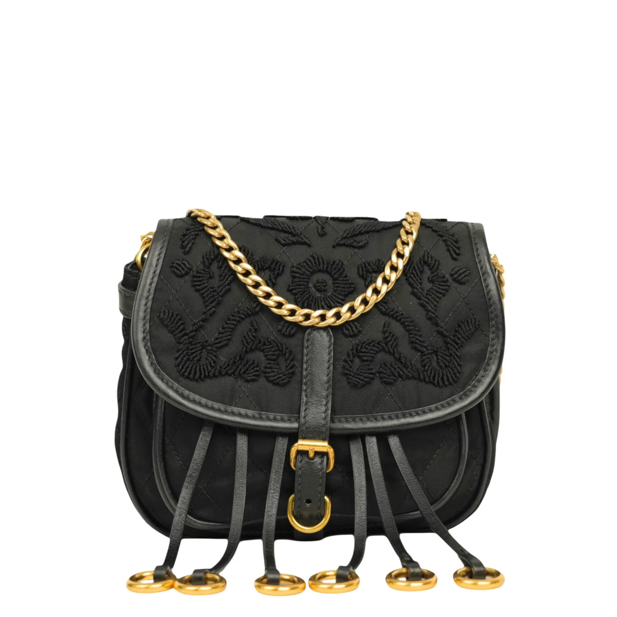 PRADA Black Floral Bags & Handbags for Women for sale | eBay