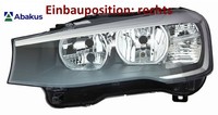 Abakus 444-11A8RMLDEM2 Hauptscheinwerfer Rechts Scheinwerfer FüR BMW
