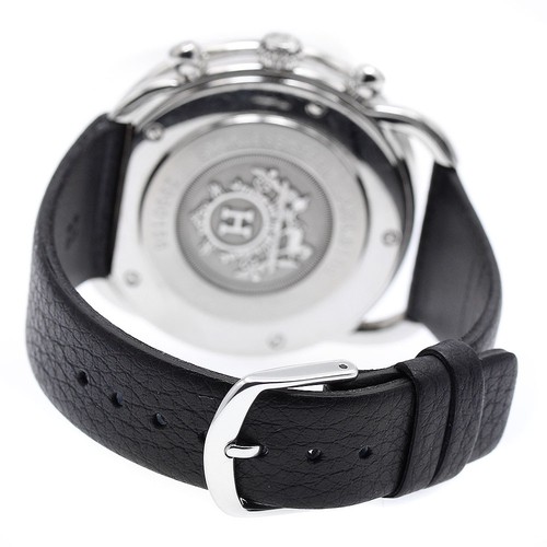 HERMES Arceau AR4.910a Chronograph white Dial Automatic Men's Watch_895187 - Picture 3 of 6