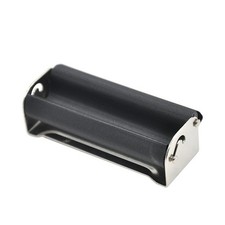 Rodillo de tabaco portátil plateado 70 mm hierba humo manual máquina de rodillo rápido metal