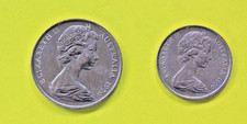 1979 Australia 10 Cents & 5 Cents - Coins VF