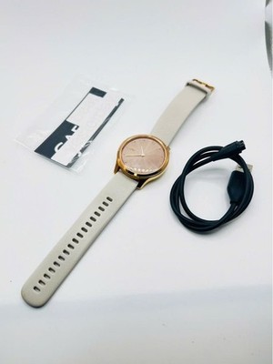 Garmin Vivomove Luxe Smartwatch Leather 42mm 18K Rose Gold | eBay
