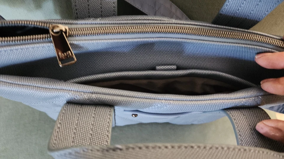 Bolso Bandolera Lug Dory Mate Lujo Azul Cobalto Nuevo Foto 4 de 4