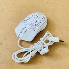 Geeknet GSME01 Gaming Mouse RGB White Tested Working