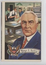 1956 Topps US Presidents Warren G Harding #31 k3i