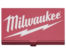 Custom Milwaukee Tool Engraved Business Card Holder Case ID Credit Wallet