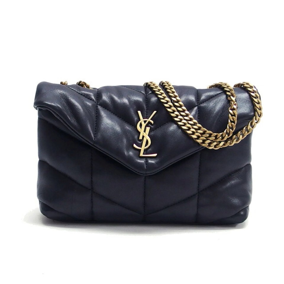 Saint Laurent Paris Lambskin Loulou Puffer Chain Shoulder Bag GZl1jono