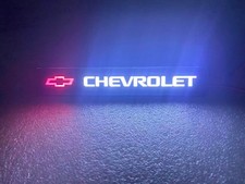 Chevrolet Chevy Logo LED Light Car Front Grille Name Badge Illuminated Emblem