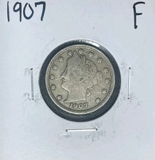 1907 LIBERTY V NICKEL ~ FINE ~ NICE COIN