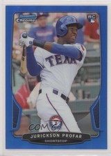 2013 Bowman Draft Chrome Blue Refractor 34/99 Jurickson Profar #26 0c2