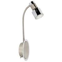 Chrom Nickel Moderne Spot Strahler Reflektor 1X9W/Gu10 8,8X35 [Cm]