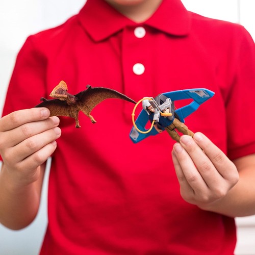 Dinosaurier, Dinosaurier Geschenke für Jungen und Mädchen, Jetpack Verfolgungsjagd Spielset mit Tupu... - Bild 4 von 9