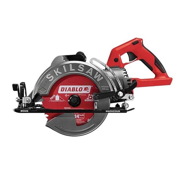 Skil 48v 7-1/4'' Truehvl Cordless Worm Drive Skilsaw With Diablo Blade, Tool