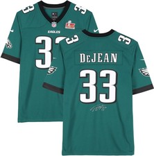 Cooper DeJean Eagles Super Bowl LIX Champ Signed Nike Super Bowl LIX Game Jersey