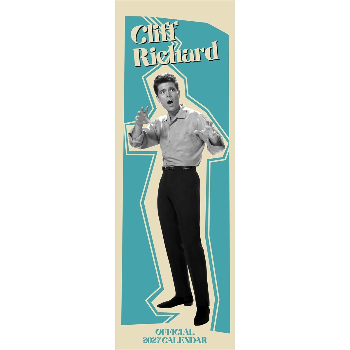 Cliff Richard 2027 Slim Wall Calendar Official Licensed Calendar Slim | 2026 - Image 3
